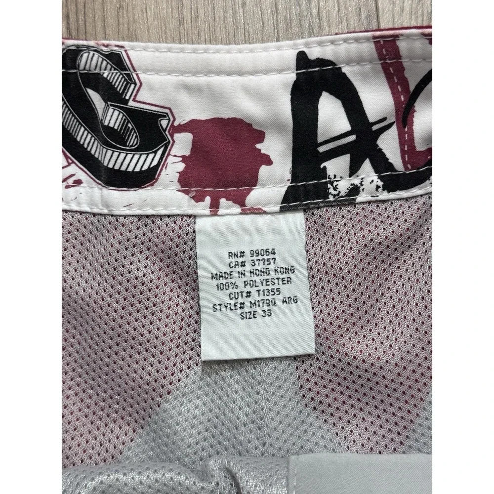 Y2K Billabong Andy Iron Diamonds Pro Boardshorts Men's Size 33